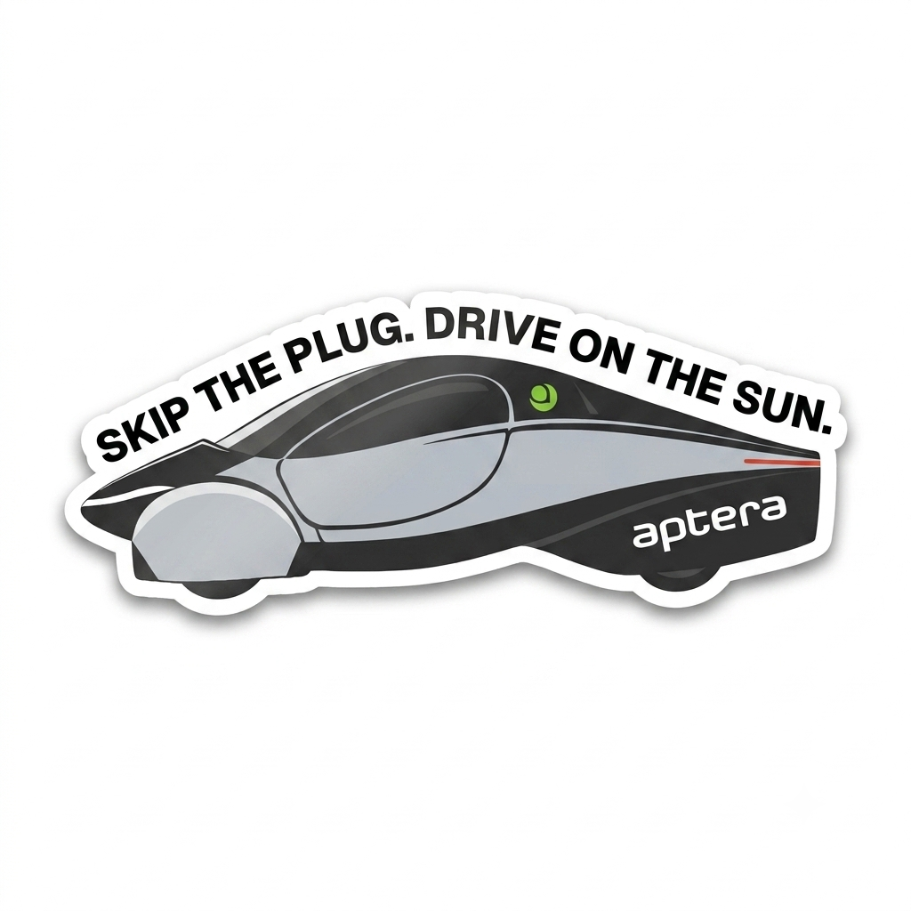 Aptera Vehicle Sticker