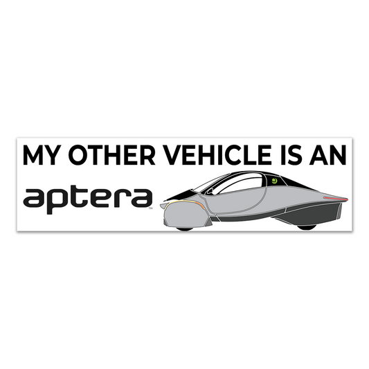 Aptera Bumper Sticker